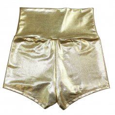 Danzcue Adult Gymnastics Dance Metallic Booty Short