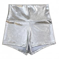 Danzcue Adult Gymnastics Dance Metallic Booty Short