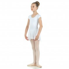 Danzcue Child Chiffon Ballet Dance Pull On Wrap Skirt