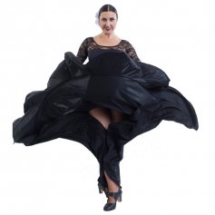 Happy Dance Full Circle One Ruffle Flamenco Skirt