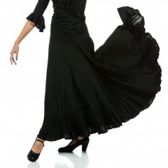 Happy Dance Full Circle One Ruffle Flamenco Skirt