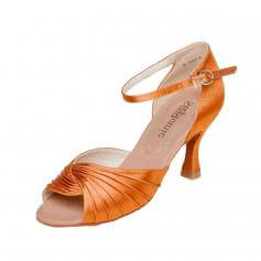 Stephanie Ladies Black Satin 2.5\" Heel Ballroom Shoes