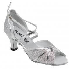 GOGO Ladies 2.5\" Heel Leather Latin and Ballroom Shoes