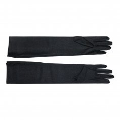 Danzcue White Long Stretch Gloves