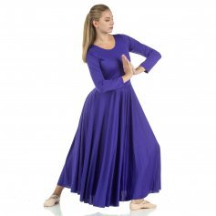 Danzcue Praise Full Length Long Sleeve Dance Dress [WSD102] - Danzcue