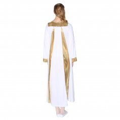 Danzcue Praise Shimmery Long Sleeve Dress