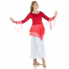 Adult liturgical praise dance palazzo pants (white) in  Houston-International Dance Design
