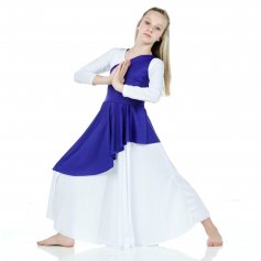 Danzcue Asymmetrical Praise Dance Tunic (dress not included) [WST517 ...