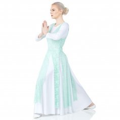 Danzcue V-Neck Praise Dance Lace Pullover