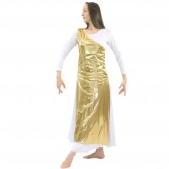 Danzcue Worship Dance Tunic with Side Slits(white dress not included)
